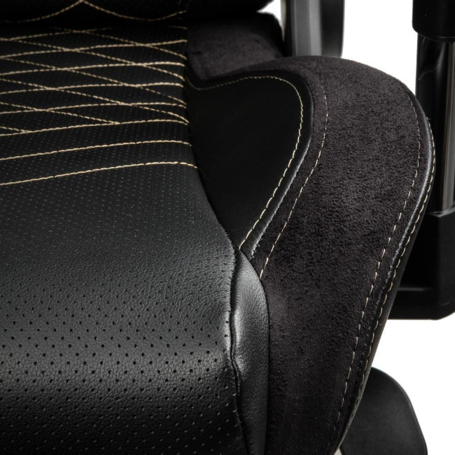 Ігрове крісло Noblechairs EPIC штучна шкіра, чорний/золотий