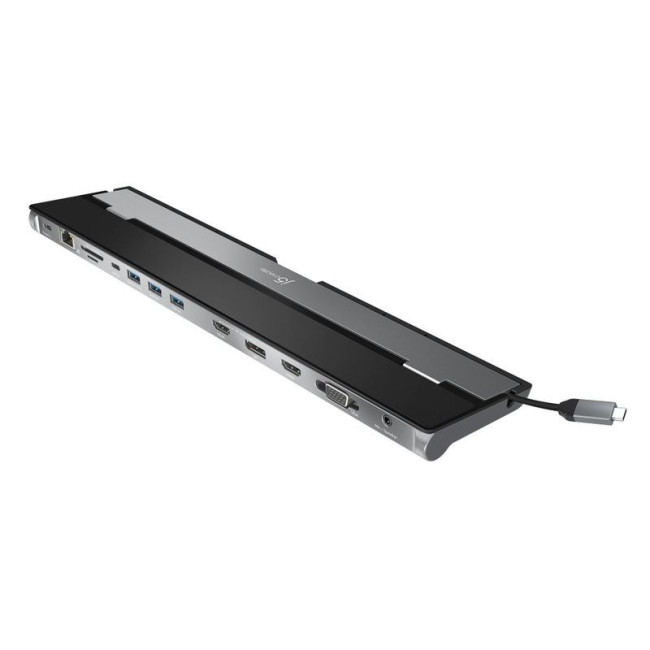 Док станція USB-C 10-в-1 (HDMI/PD/USB-A/USB-C/LAN/картридер/аудіо)