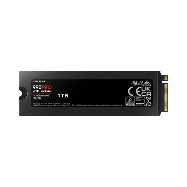 Твердотільний запам’ятовувальний пристрій накопичувач (SSD) G4 M.2 NVME 1TB W/HS 990 PRO MZ-V9P1T0CW SAMSUNG