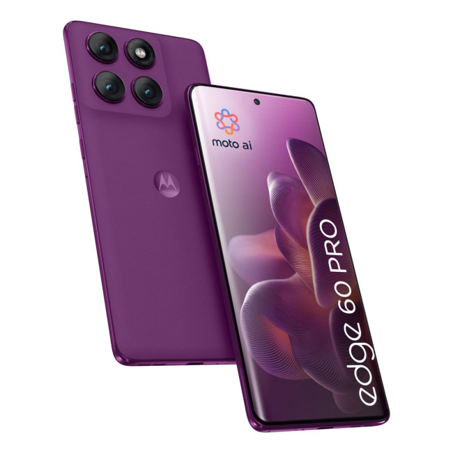 Мобільний телефон MOTO EDGE 60 PRO 8/256 SparklingGrape PB7X0089RS MOTOROLA