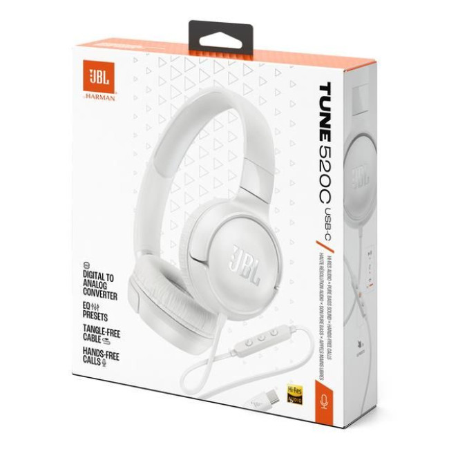 Навушники JBL JBLT520CWHT