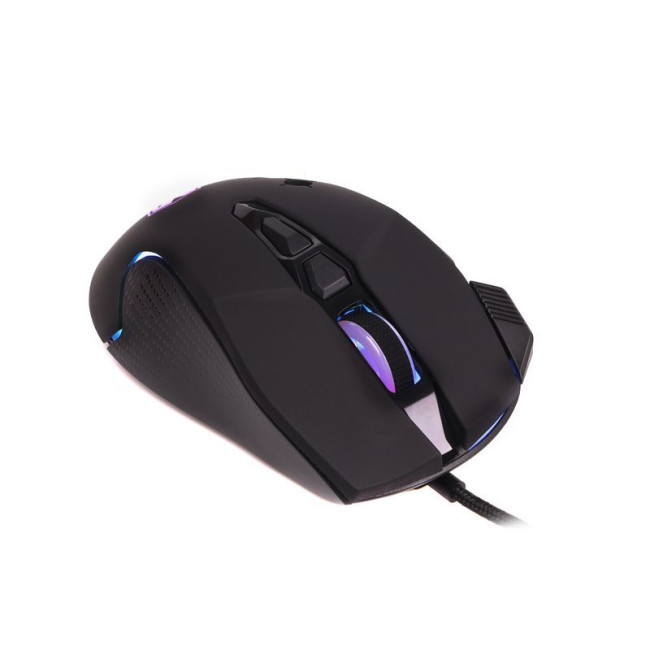 Миша ігрова, Instant 825, 9 кнопок, 12800 DPI, RGB, USB, чорна