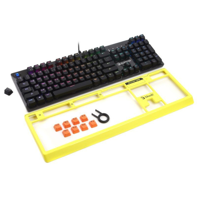 Клавіатура механічна ігрова, LK Blue Sw, USB, RGB-підсвічування