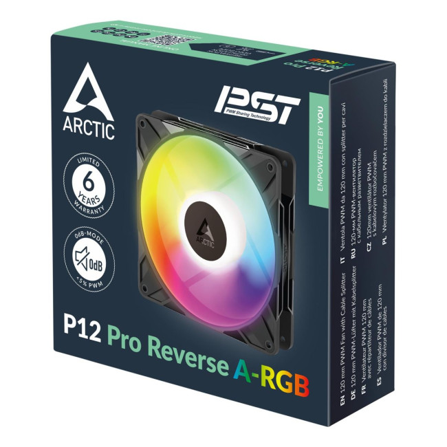 Набір із трьох вентиляторів для корпусу 120MM P12 PRO A-RGB 3-PACK ACFAN00333A ARCTIC
