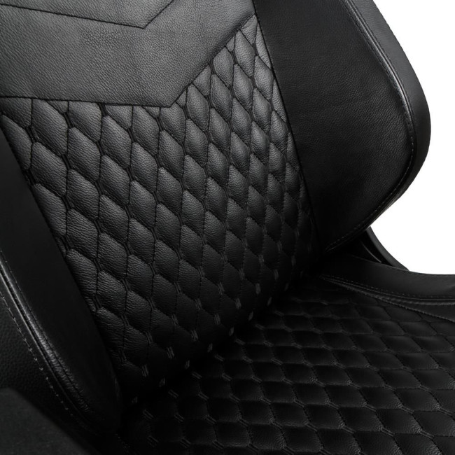 Ігрове крісло Noblechairs EPIC натуральна шкіра, чорний