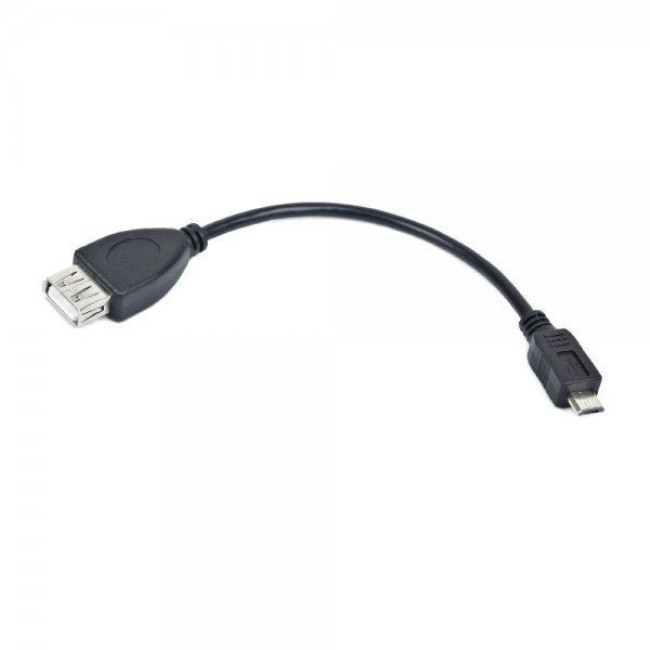 Кабель OTG USB2.0, AF-MicroUSB, 0.15 м