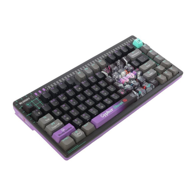 Клавіатура оптична ігрова, USB, RGB підсвічування, Alpha Optical Switch