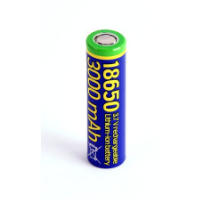 Акумулятор Li-Ion 18650 високострумовий 3000 (10C) мАгод, блістер