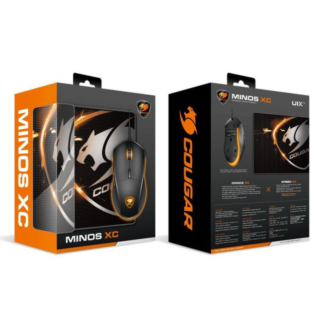 Комплект миша Minos XC + килимок Speed XC (260 x 210 x 3 мм)