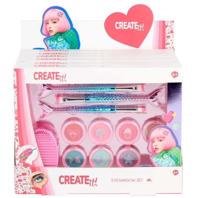 Набір тіней для повік Create IT! з пензликами