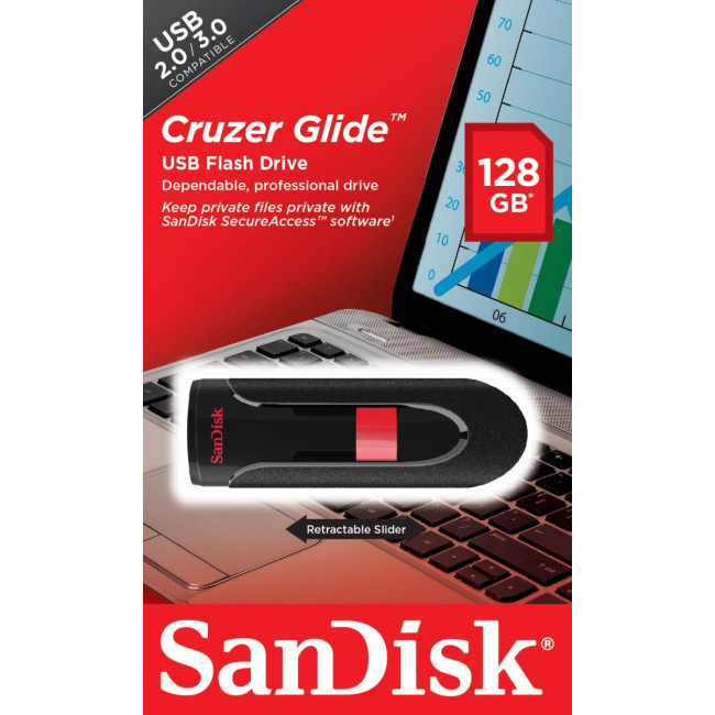 Флеш-пам'ять (накопичувач USB) USB2 128GB SDCZ60-128G-B35 SANDISK