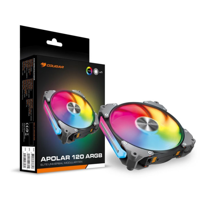 Вентилятор 120мм ARGB, Hydro Dynamic Bearing, 4 Pin PWM / 3 Pin ARGB