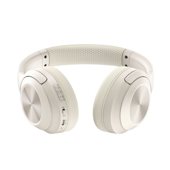 Гарнітура бездротова Fstyler Bluetooth 5.3 Wireless, бежевий