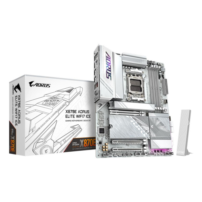Материнська плата AMD X870E SAM5 ATX X870E A ELITE WF7 ICE GIGABYTE