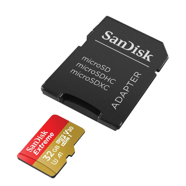 Картка пам'яті  MEMORY MICRO SDHC 32GB UHS-I   W/A SDSQXAF-032G-GN6MA SANDISK