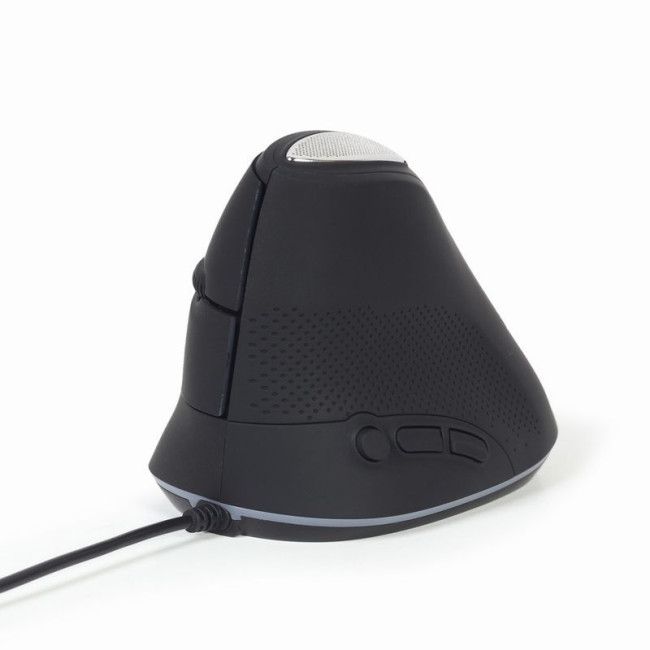 Оптична ергономічна миша, USB інтерфейс, 3200 dpi, чорний