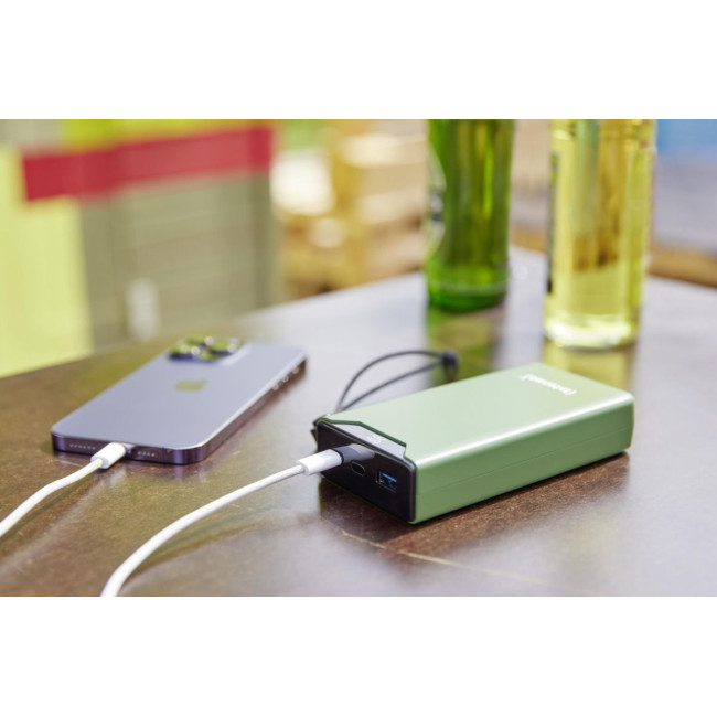 Портативний зарядний пристрій USB 20000MAH QC3.0 GREEN F20000 7332057 INTENSO