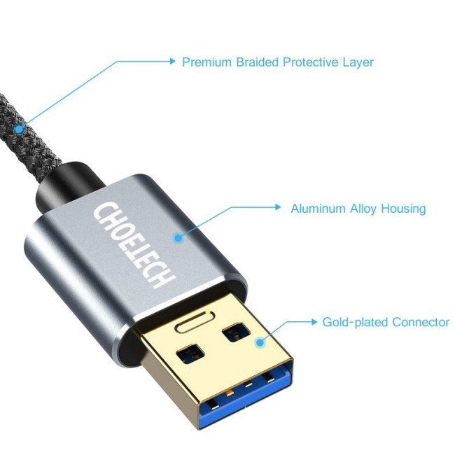Подовжувач USB 3.0, A-тато/А-мама, 2 м, преміум