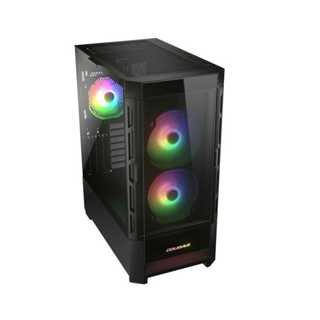 Ігровий корпус, 2*140mm RGB, 1*120mm RGB вентилятори передвстановлені, ATX/mATX/mini-ITX, скляне вікно