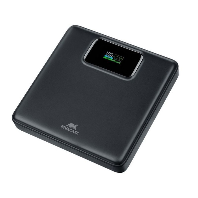 Портативний зарядний пристрій, 25800 mA, PD 100W, з LCD, чорний