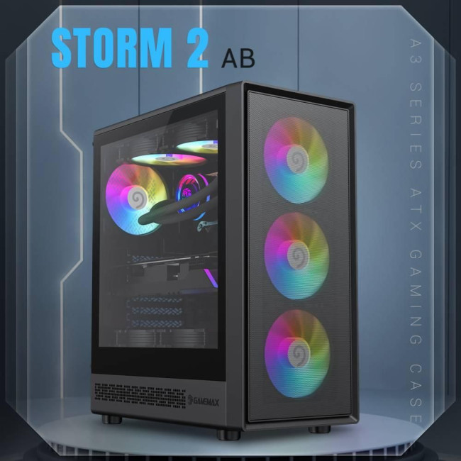Корпус для комп'ютера ATX W/O PSU STORM 2 AB GAMEMAX