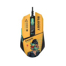 Ігрова миша Bloody Activated, RGB, 12000 CPI, 30M натискань, жовтий
