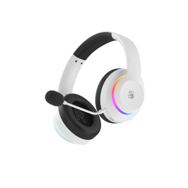 Ігрові бездротові навушники з мікрофоном, RGB підсвічування, Bluetooth + 2.4GHz + 3.5 jack