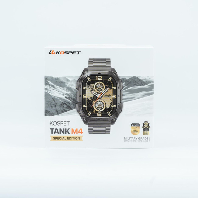 Розумний годинник TANK M4 SE BLACK KOSPET