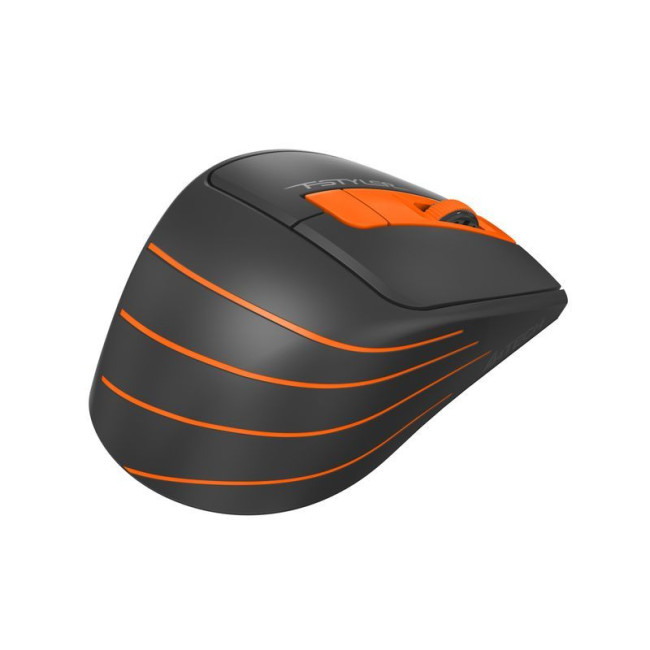 Миша бездротова безшумна Fstyler, USB, 2000 dpi, помаранчевий