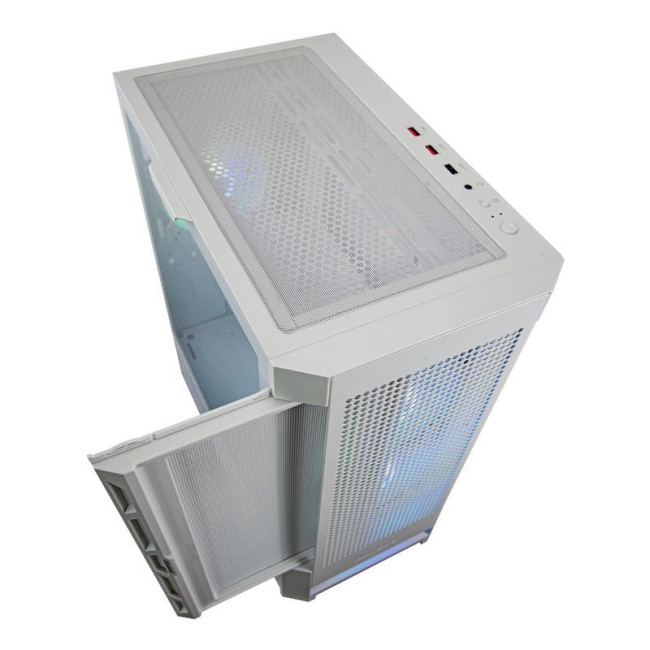 Ігровий корпус, 2*140mm RGB, 1*120mm RGB вентилятори передвстановлені, ATX/mATX/mini-ITX, скляне вікно