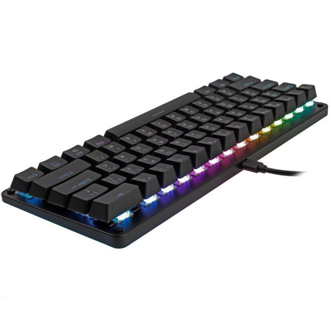 Клавіатура механічна ігрова 60%, RGB підсвічування, USB
