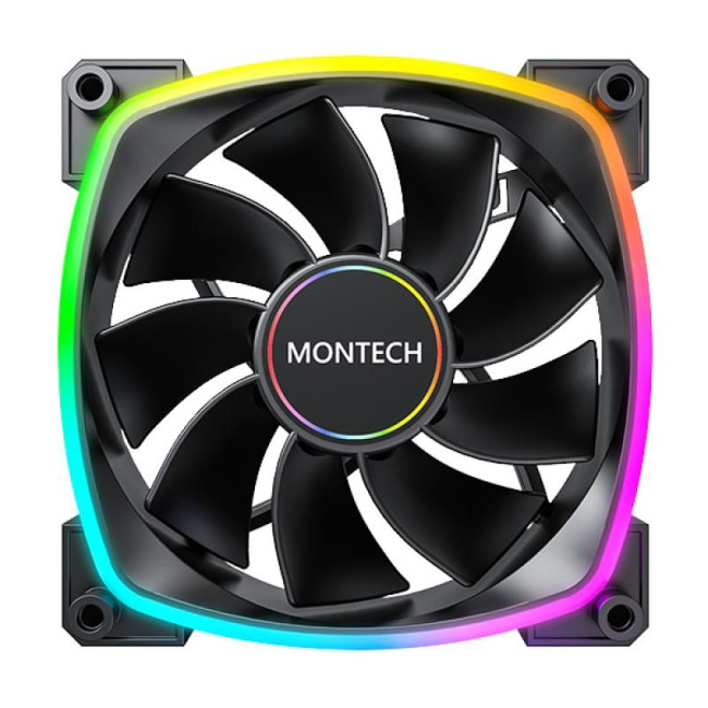 Корпусний вентилятор 140MM RX140 PWM BLACK MONTECH
