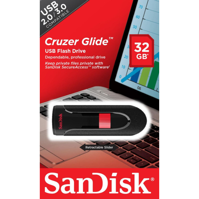 Флеш-пам'ять (накопичувач USB) USB2 32GB SDCZ60-032G-B35 SANDISK