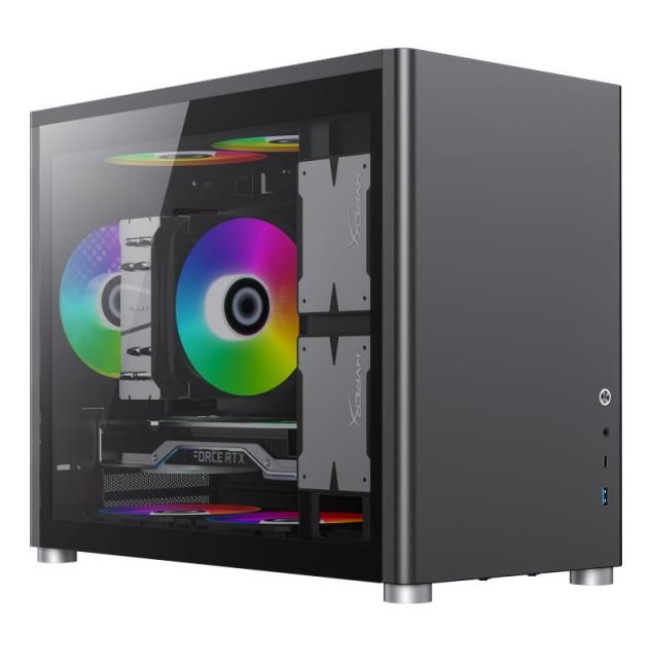 Корпус для комп'ютера ATX W/O PSU SPARK BLACK GAMEMAX