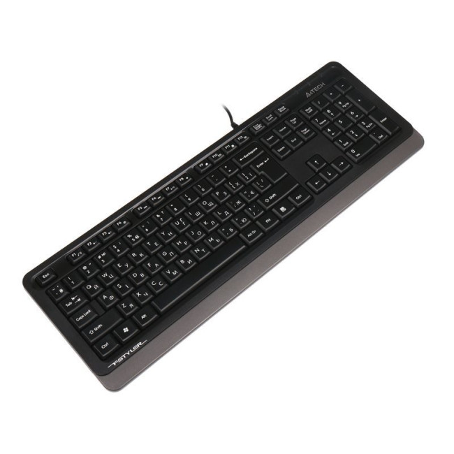 Клавіатура Fstyler Sleek MMedia Comfort, USB, сірий