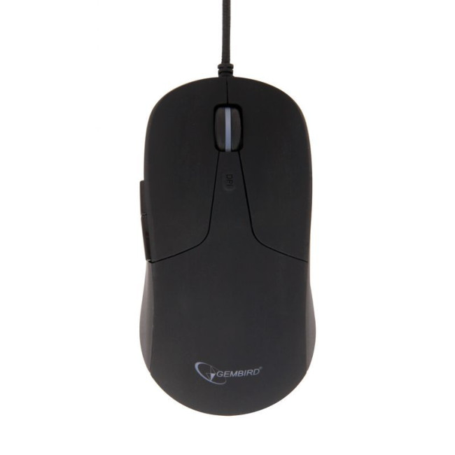 Оптична миша, USB інтерфейс, 2400 dpi, чорний