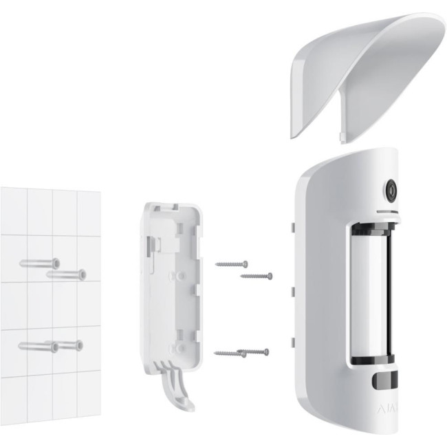 Ajax MotionCam Outdoor (PhOD) Jeweller (8EU) white датчик руху з камерою