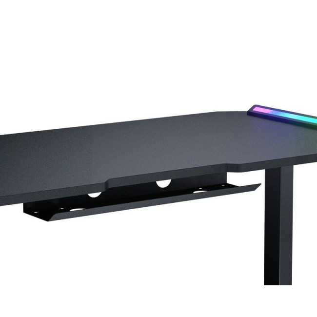 Стіл для геймера, ергономічний дизайн, USB 3.0/Type-C Extension хаб, RGB підсвічування