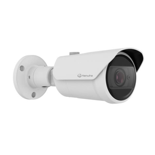 Мережева камера циліндрична 4K @ 30fps, motorized vari-focal lens 3.2~10.2mm (H: 104°~31° / V: 55°~17°) QNO-C9083R HANWHA VISION