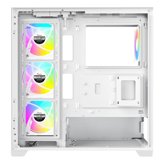 Корпус для комп'ютера ATX W/O PSU GAMMA C72 WH ARGB (GAMMA-C72-WHD400XX-GL) OCYPUS