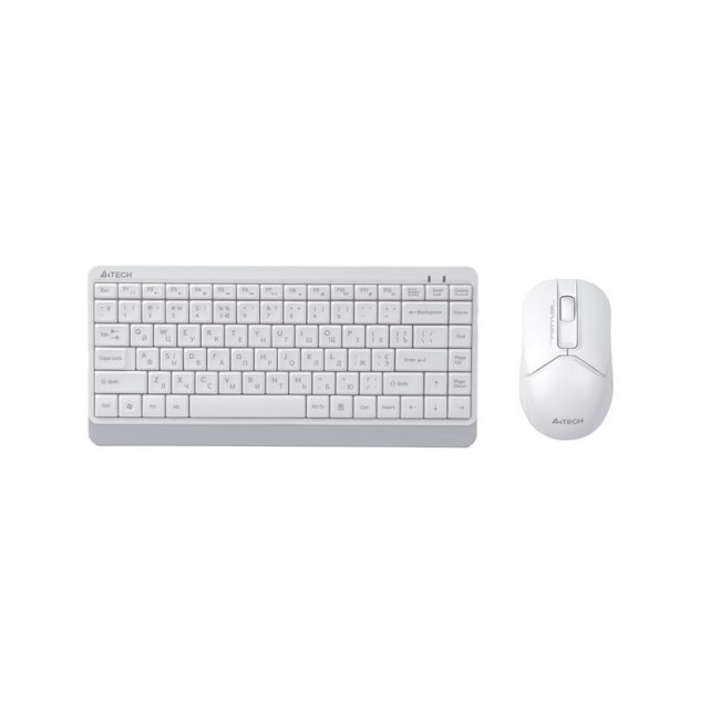 Комплект бездротовий Fstyler клавіатура+миша, білий, USB