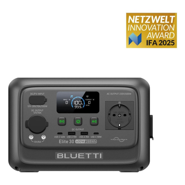 Портативна зарядна станція 600W ELITE30V2 BLUETTI