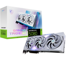 Відеокарта PCIE16 RTX5080 16GB GDDR7 5080 16G GAM TRIO OC WHITE MSI