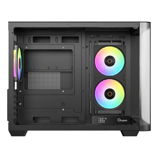Корпус для комп'ютера IOTA C50 BK CURVE ARGB DIGITAL (IOTA-C50-BKD300CD-GL) OCYPUS