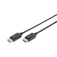 Кабель DisplayPort, тип DP M/M, 2,0 м, колір чорний AK-340103-020-S DIGITUS by ASSMANN