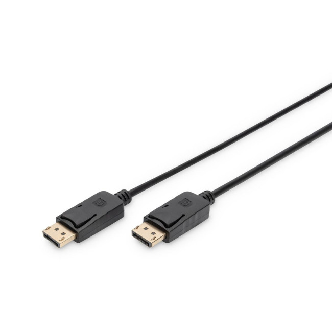 Кабель DisplayPort, тип DP M/M, 2,0 м, колір чорний AK-340103-020-S DIGITUS by ASSMANN