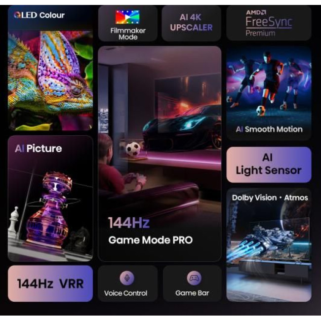 LED-телевізор Hisense 43E7Q PRO 