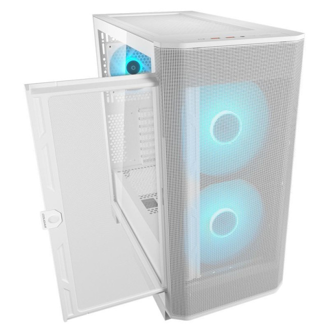 Ігровий корпус, 2*180mm ARGB, 1*120mm ARGB вентилятори передвстановлені, ATX/mATX/mini-ITX, скляне вікно