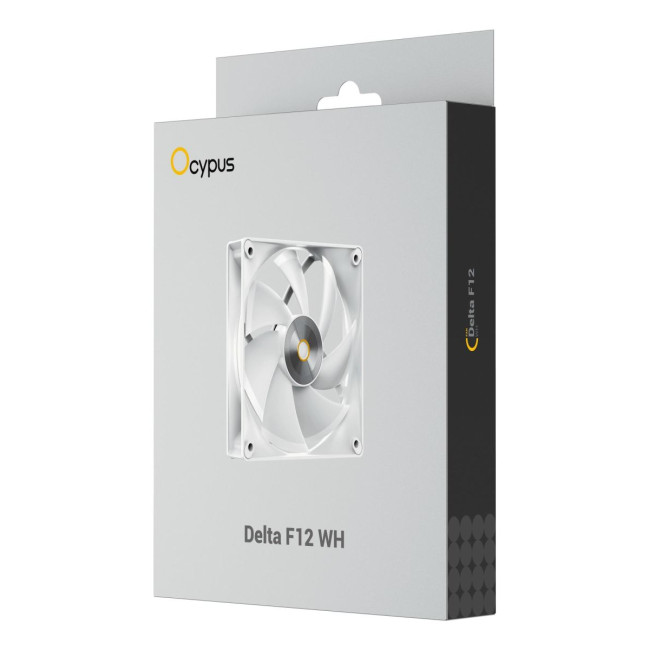 Корпусний вентилятор 120MM DELTA F12 WH (DELTA-F12-WH1NM00X-GL) OCYPUS