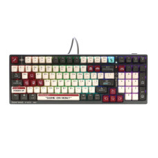 Клавіатура механічна ігрова, USB, RGB підсвічування, BLMS Red Plus Switch